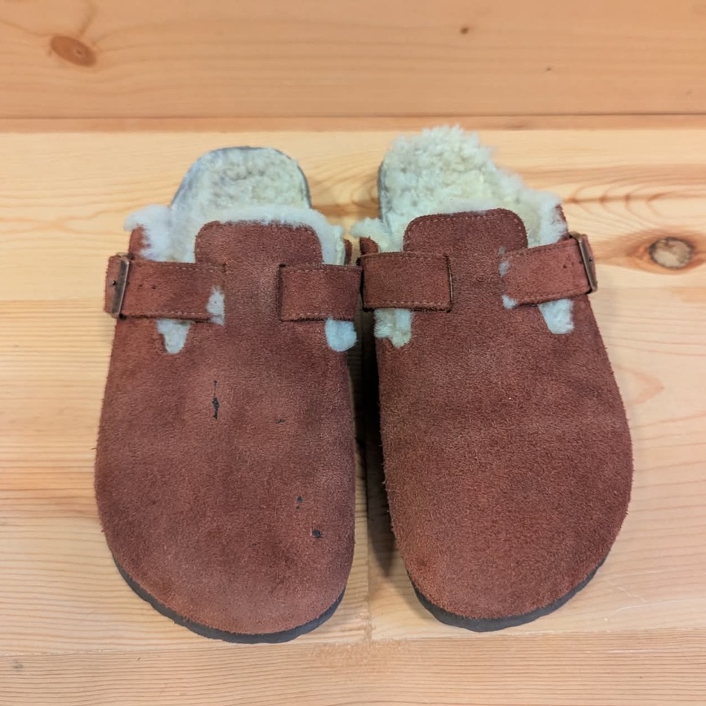 Birkenstock Shearling Clogs